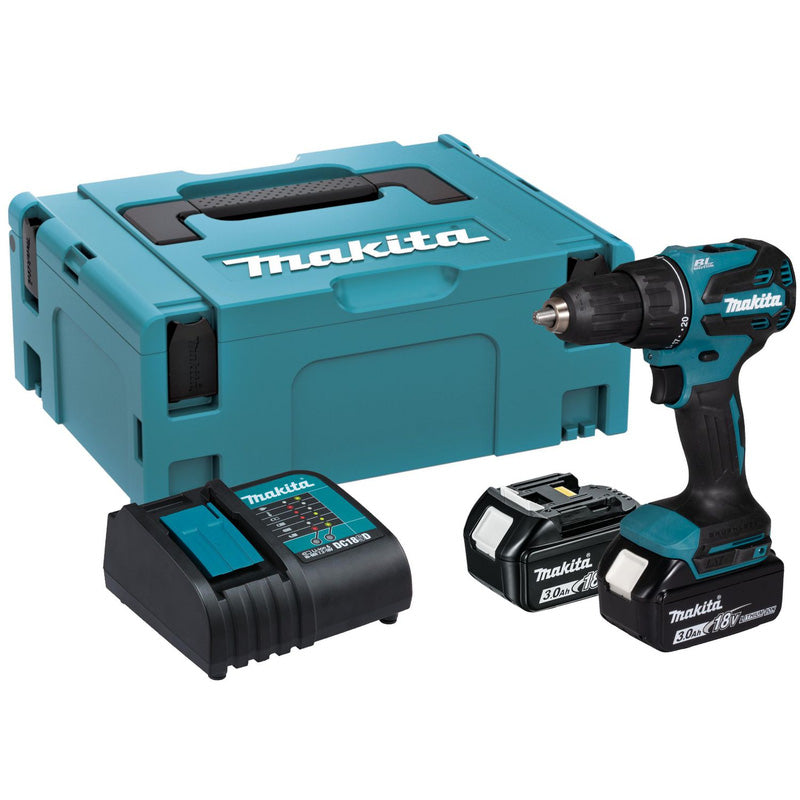 Makita DHP490SFJ 18V Brushless Combi Drill 2 x 3.0Ah