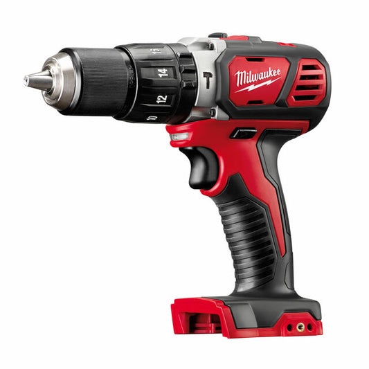 Milwaukee M18BPD-0 Cordless Hammer Drill, 18 V, Red