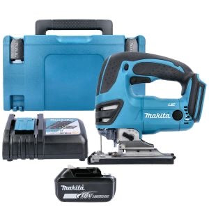 Makita DJV180 18V Cordless Li-ion Jigsaw With 1 x 3Ah Battery, Charger & Case