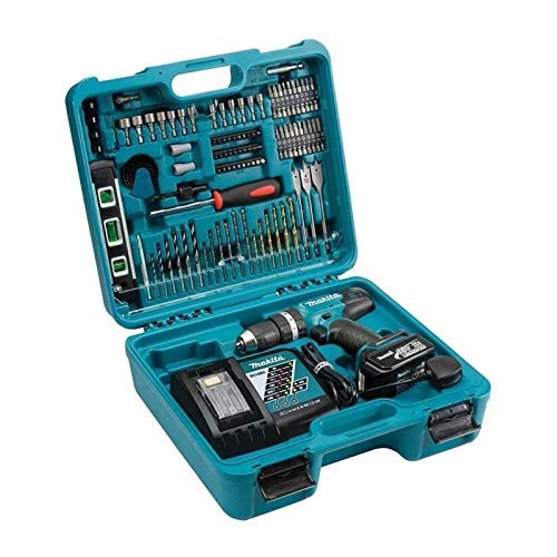 Makita DHP453SFTK 18V LXT Combi Drill with 101 Piece Accessory Set BHP453RFTK, 18 V