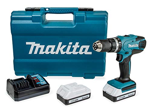 Makita HP457DWE10 Combi drill accessories with carry case